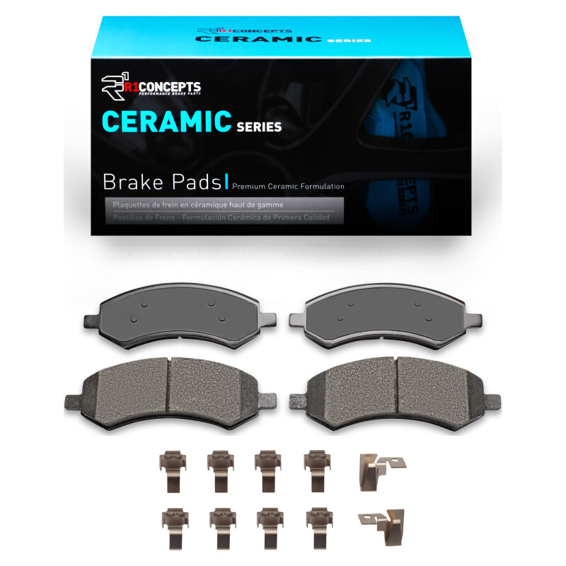Chrysler Aspen Brake Pads - Front - R1 Concepts - Ceramic - `05-`24